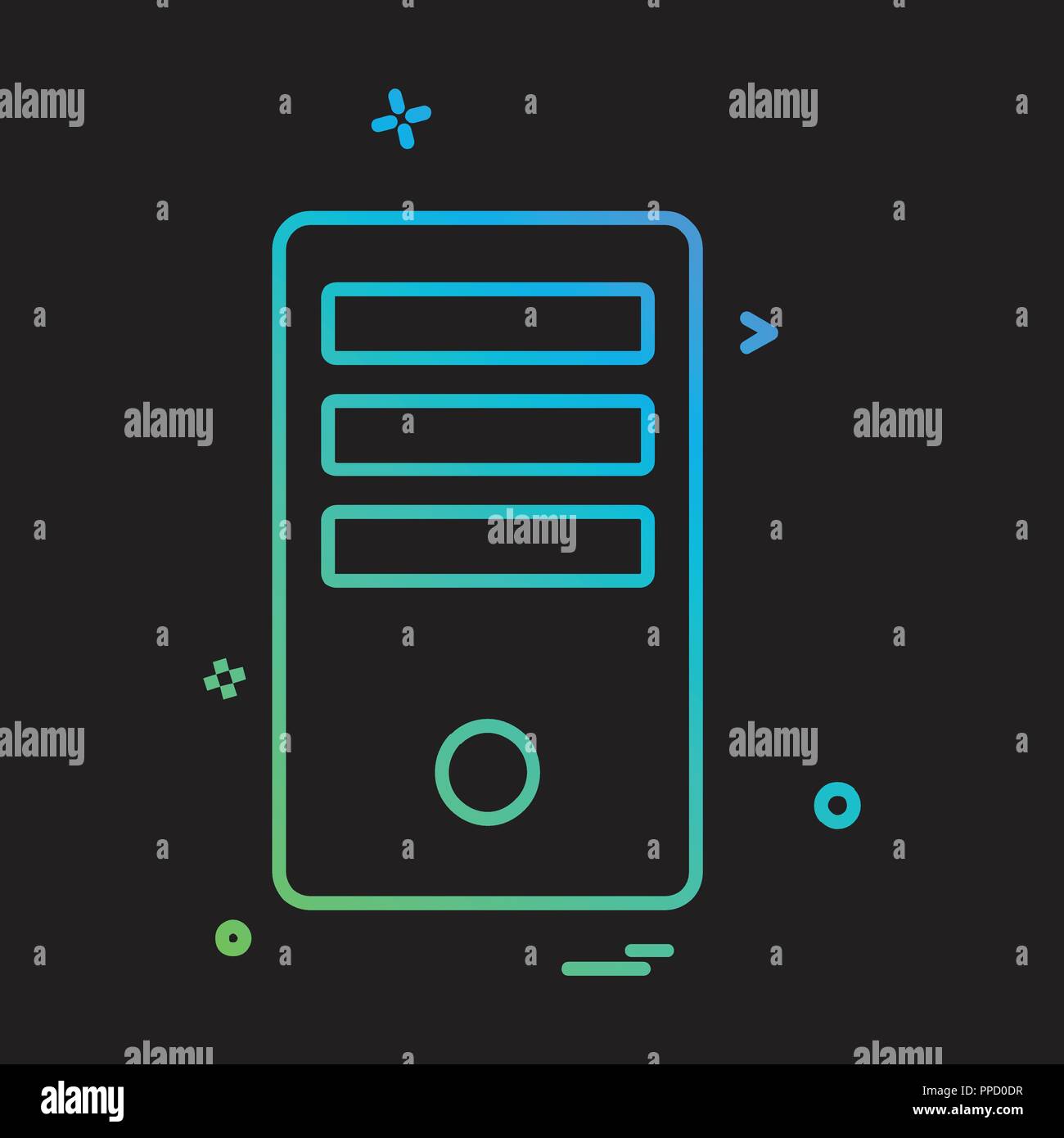 Computer icon design vector Stock Vector Image Art Alamy Computer icon design vector Stock Vector Image Art Alamy