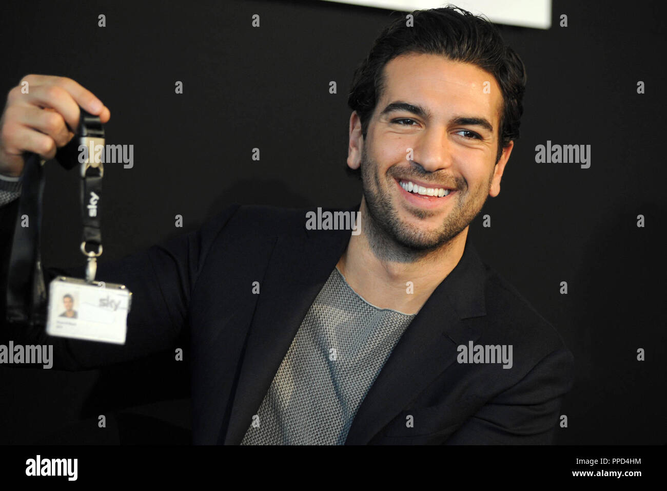 Actor Elyas M'Barek at his presentation as the new face of the private ...