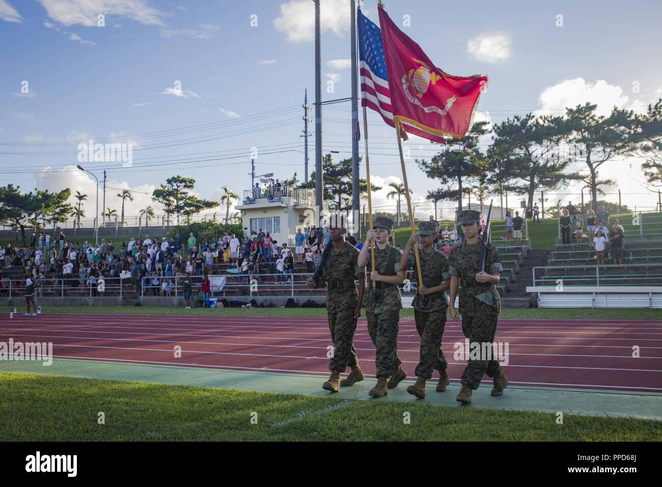 CAMP FOSTER, OKINAWA, Japan— Kubasaki High School Marine Corps Junior