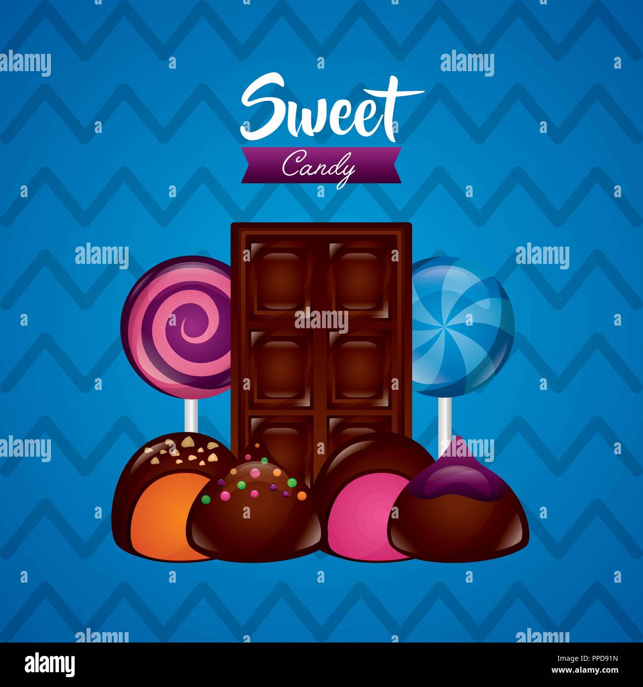 sweet candy concept Stock Vector Image & Art - Alamy