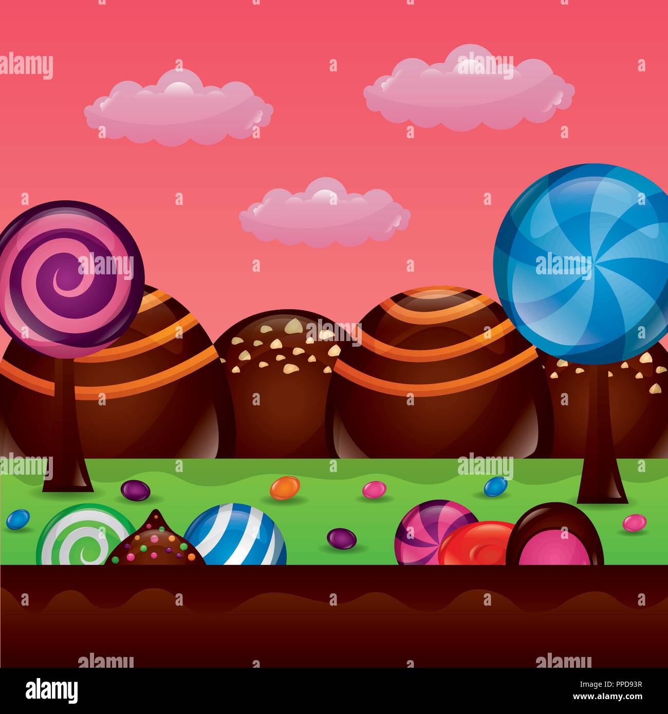 sweet candy concept Stock Vector Image & Art - Alamy