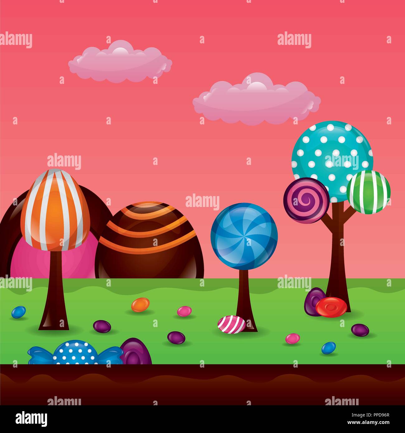 sweet candy concept Stock Vector Image & Art - Alamy