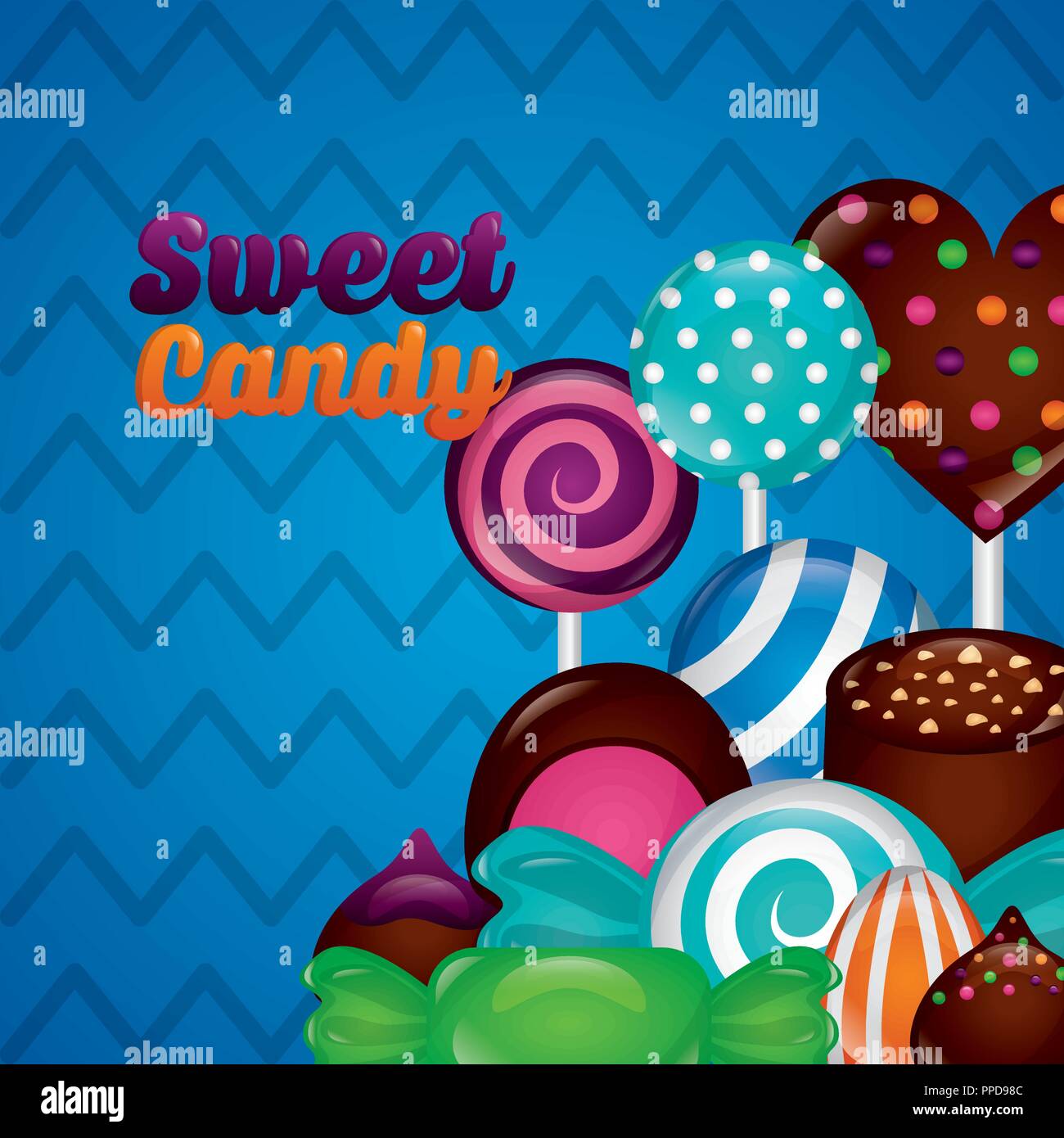 sweet candy concept Stock Vector Image & Art - Alamy