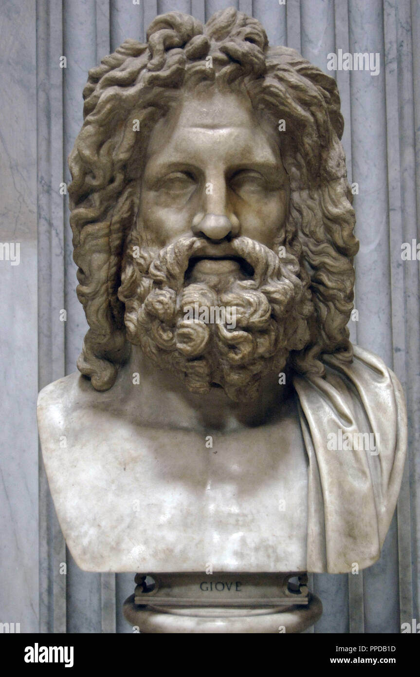 Zeus head statue hi-res stock photography and images - Alamy