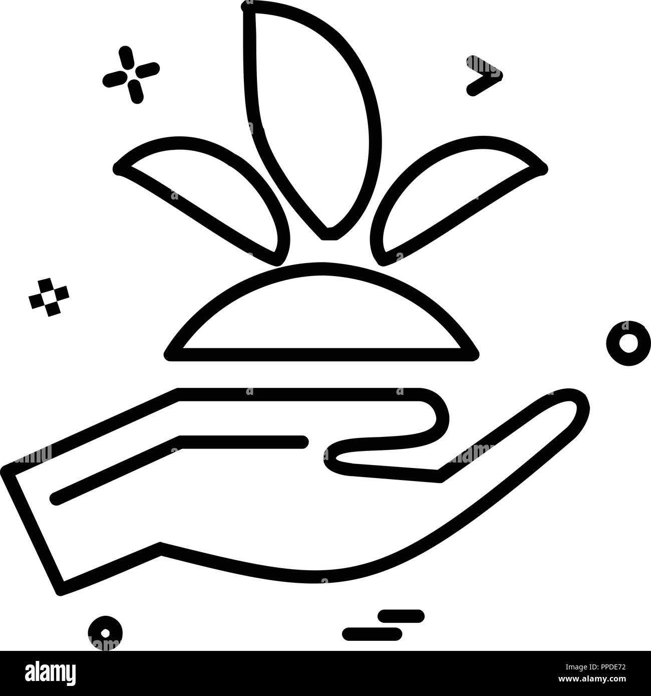 Safe hands icon design vector Stock Vector Image & Art Alamy