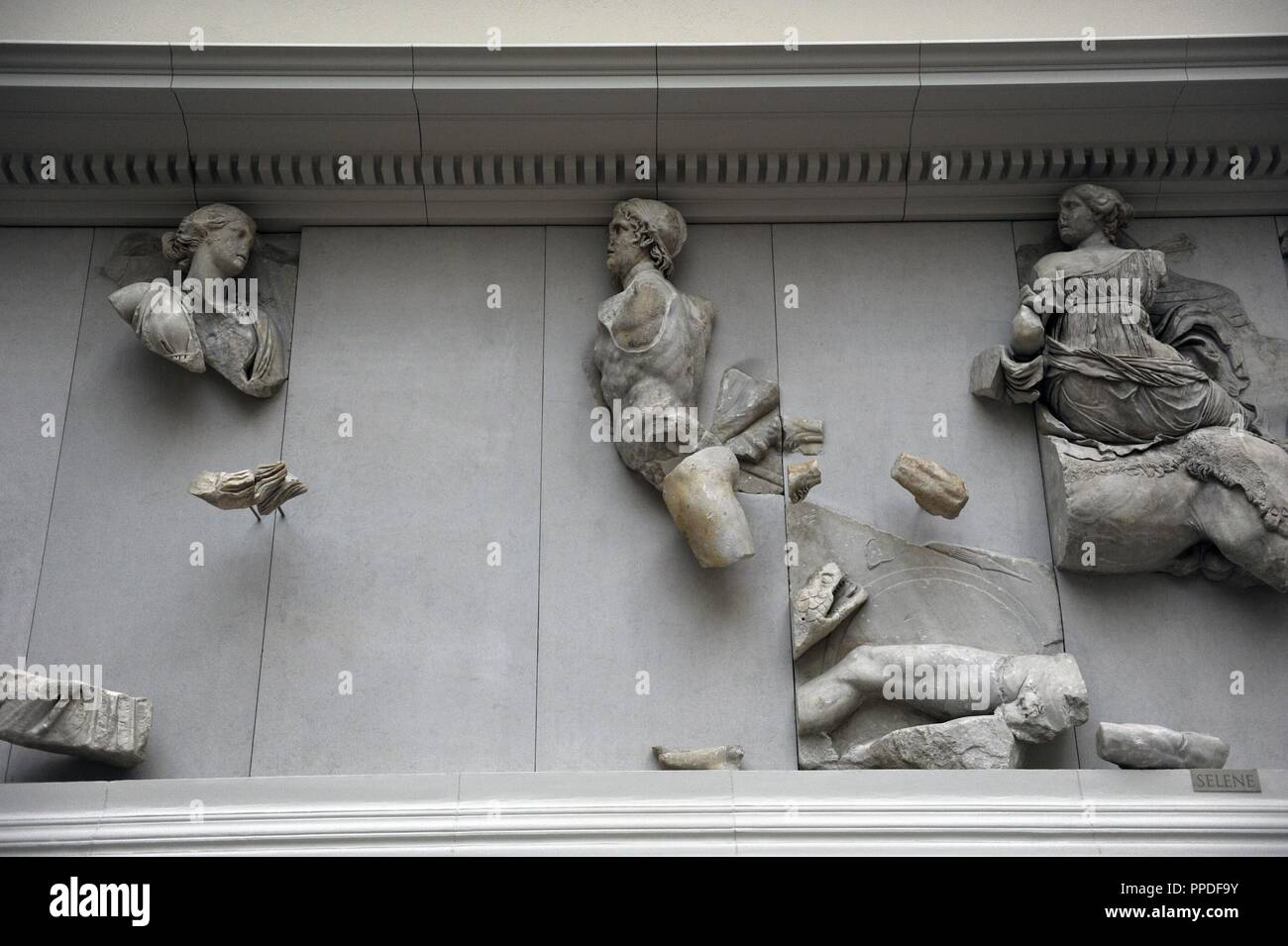 Pergamon Altar. Built by order of Eumenes II Soter. 164-156 BC by ...