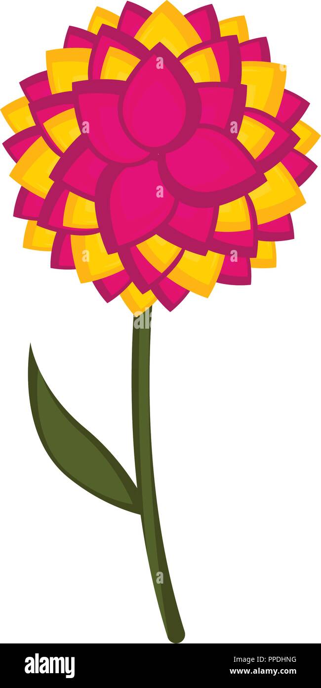 Isolated cute flower icon Stock Vector Image & Art - Alamy