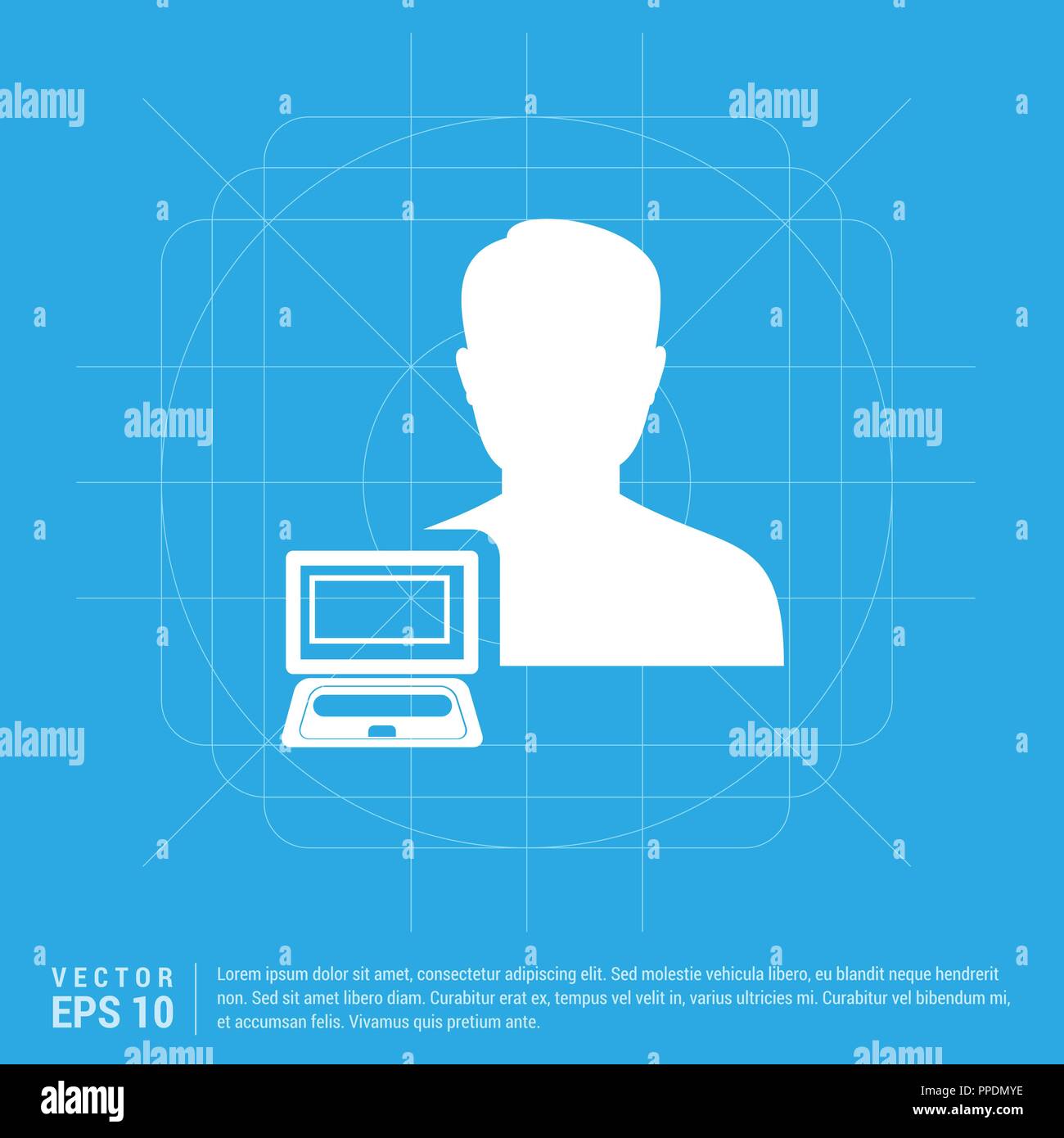 Computer User Icon Stock Vector Image & Art - Alamy