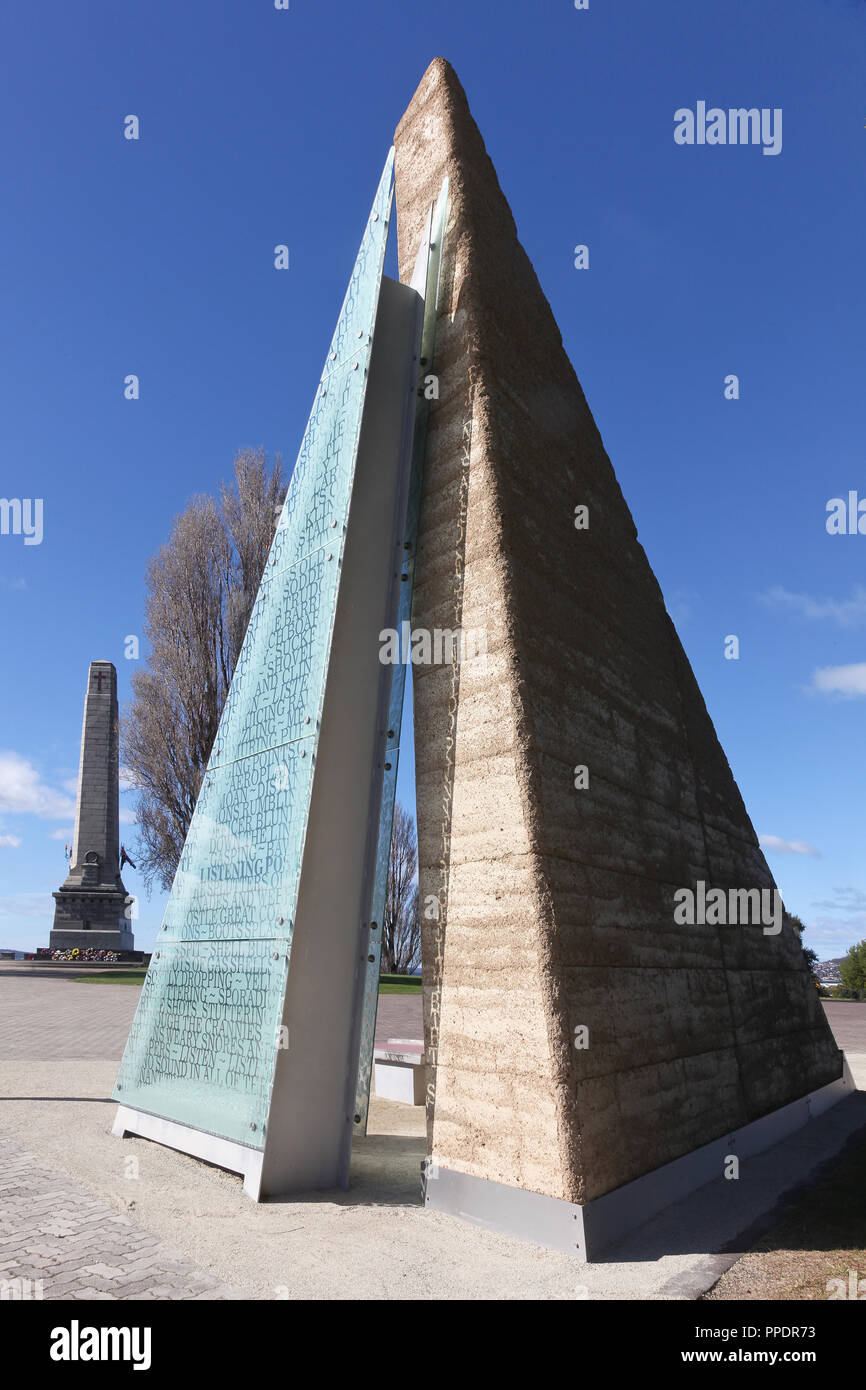 Hobart Cenotaph and War Memorial, Queens Domain, Hobart, Tasmania Stock Photo Alamy