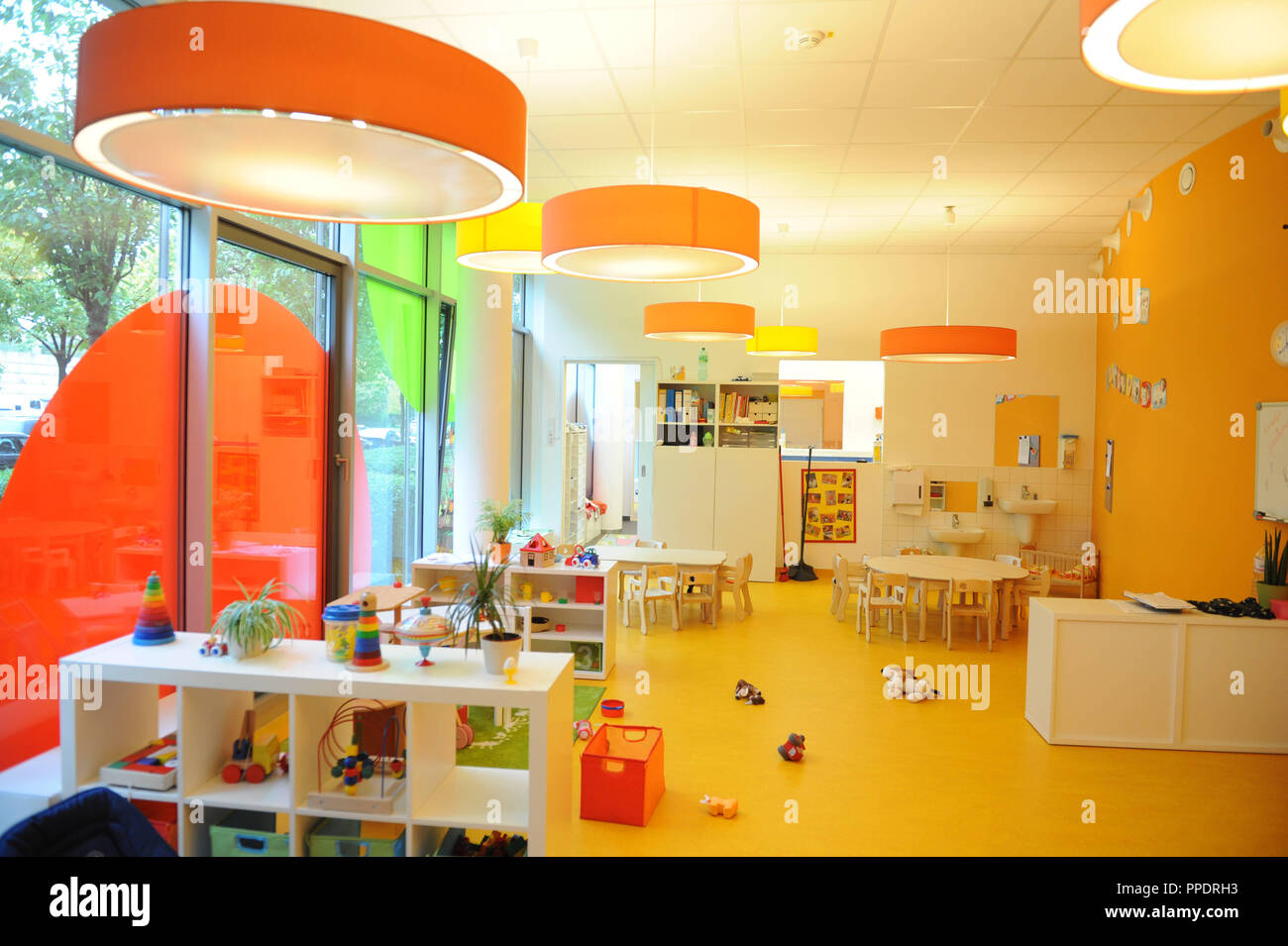 A room in the private, bilingual kindergarten "Infanterix" in Moosach