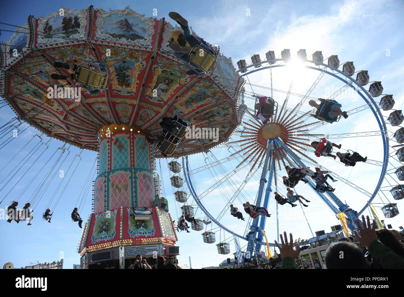 Ferris Wheel And Swing High Resolution Stock Photography and Images - Alamy