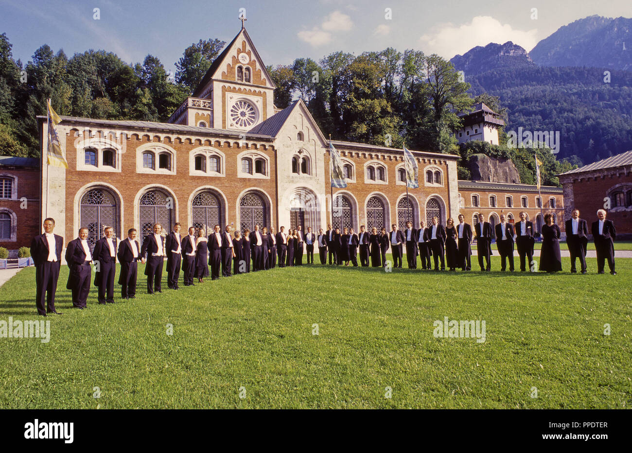 Philharmonic orchestra in front of the Old Salt Works in Bad Reichenhall,  Berchtesgadener Land Germany Stock Photo - Alamy