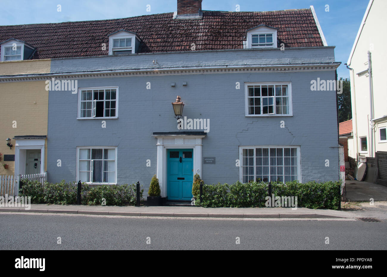 Yoxford Village Minsmere House Suffolk Stock Photo Alamy