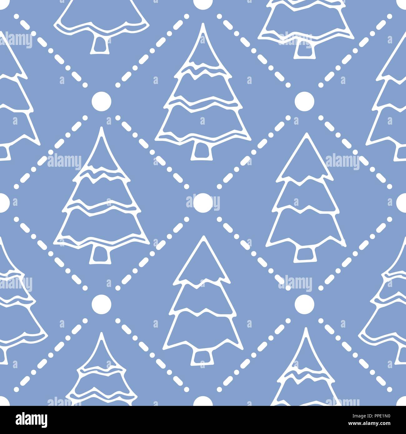 Winter holidays seamless pattern Stock Vector