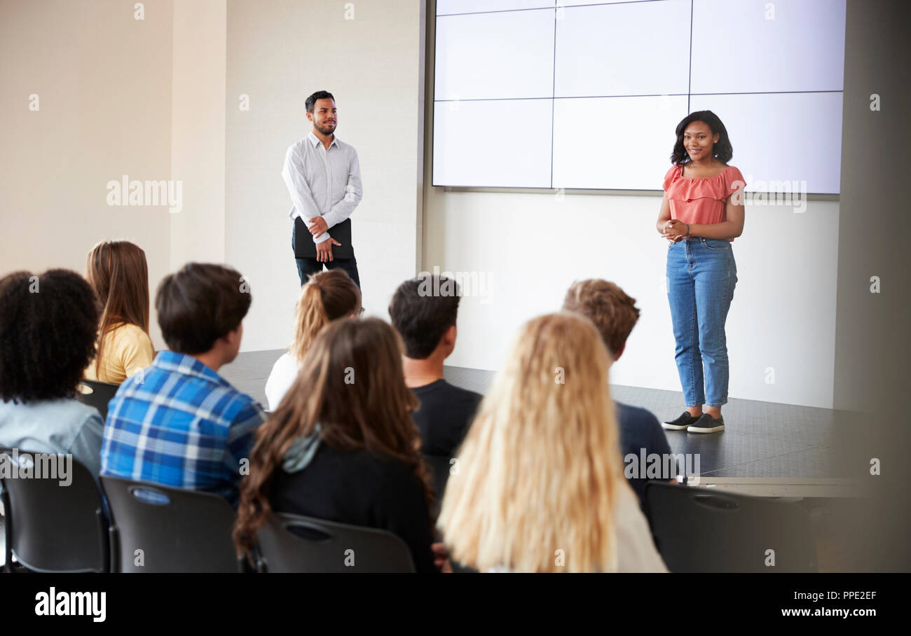 Teenager Presentation Class High Resolution Stock Photography and ...