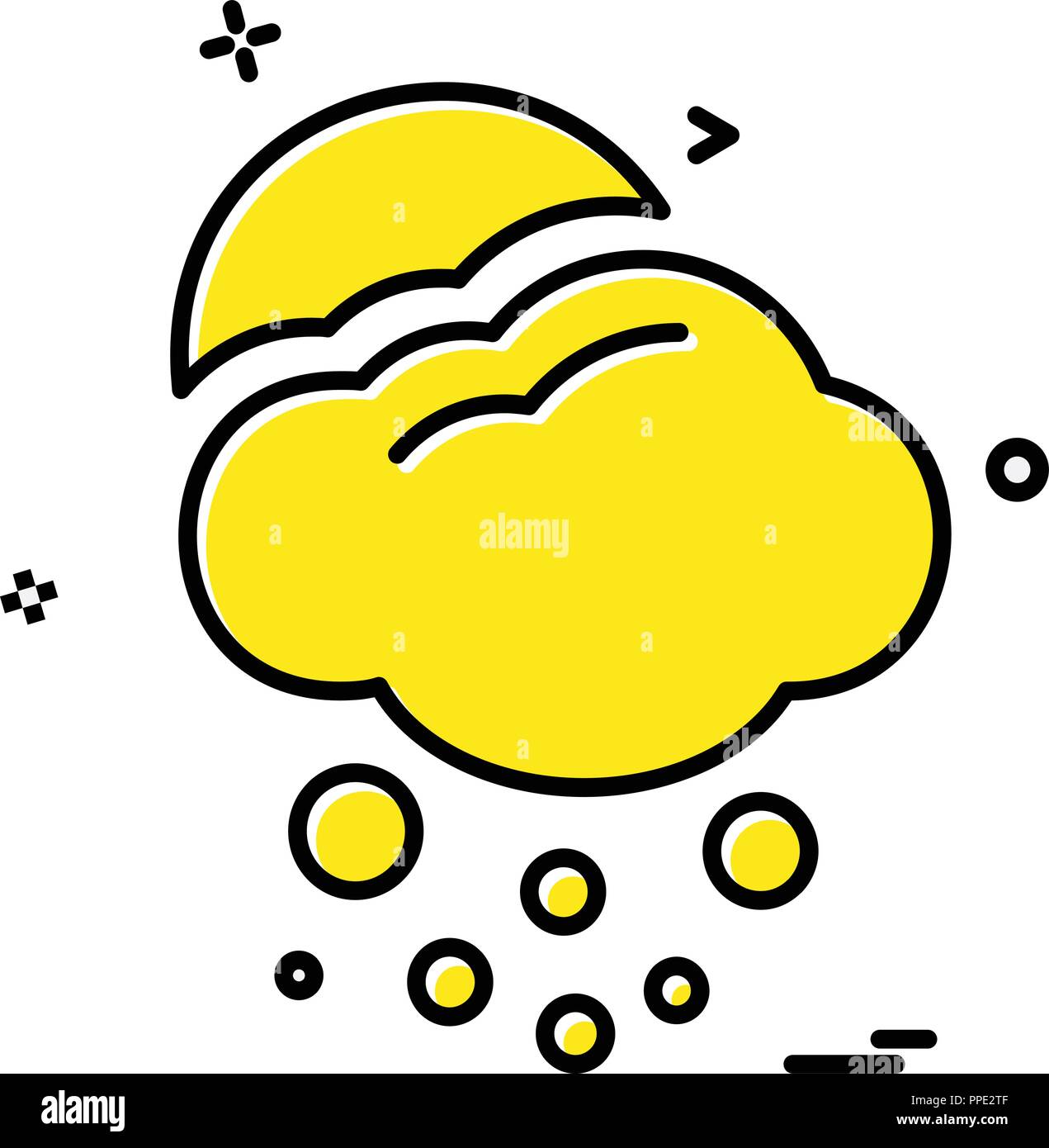Cloud icon design vector Stock Vector Image & Art - Alamy