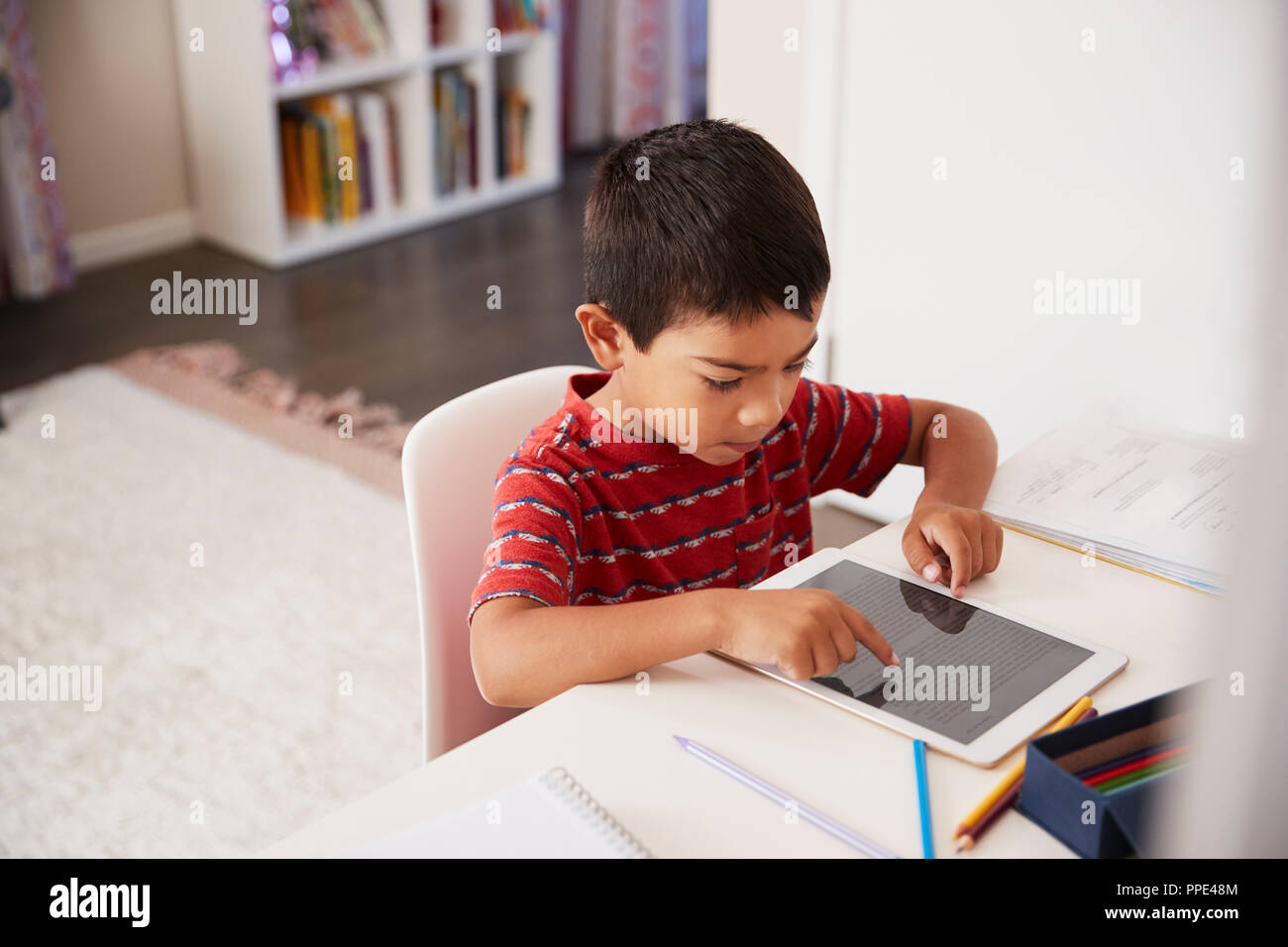 Homework Tv High Resolution Stock Photography and Images - Alamy
