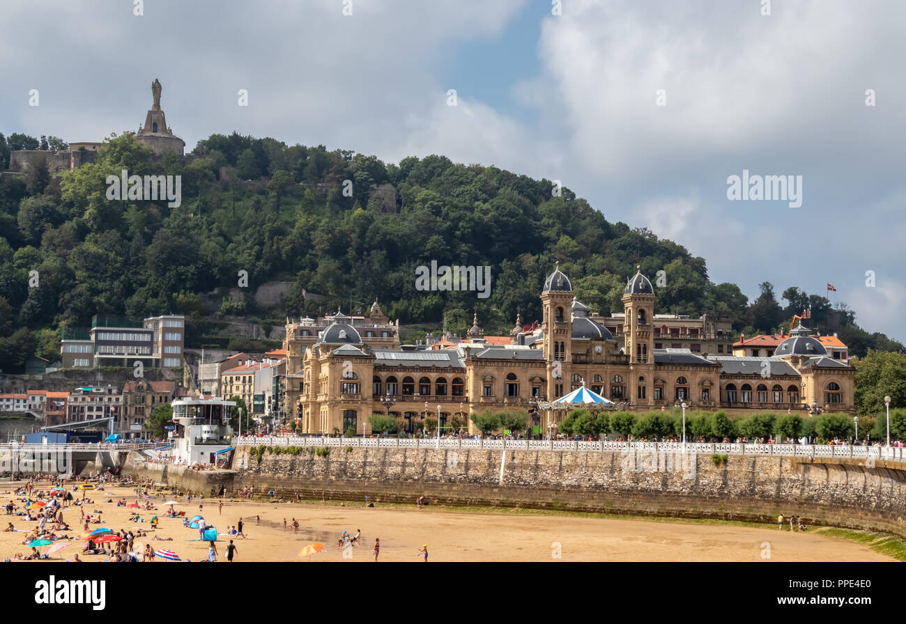 Town hall of san sebastian hi-res stock photography and images - Alamy