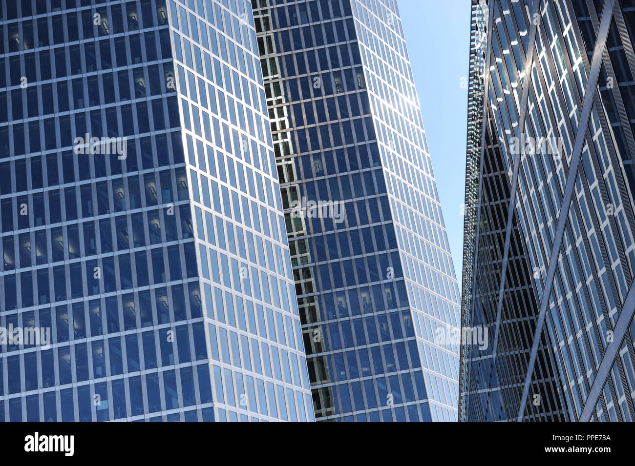 The Highlight Towers in Munich Schwabing. Stock Photo