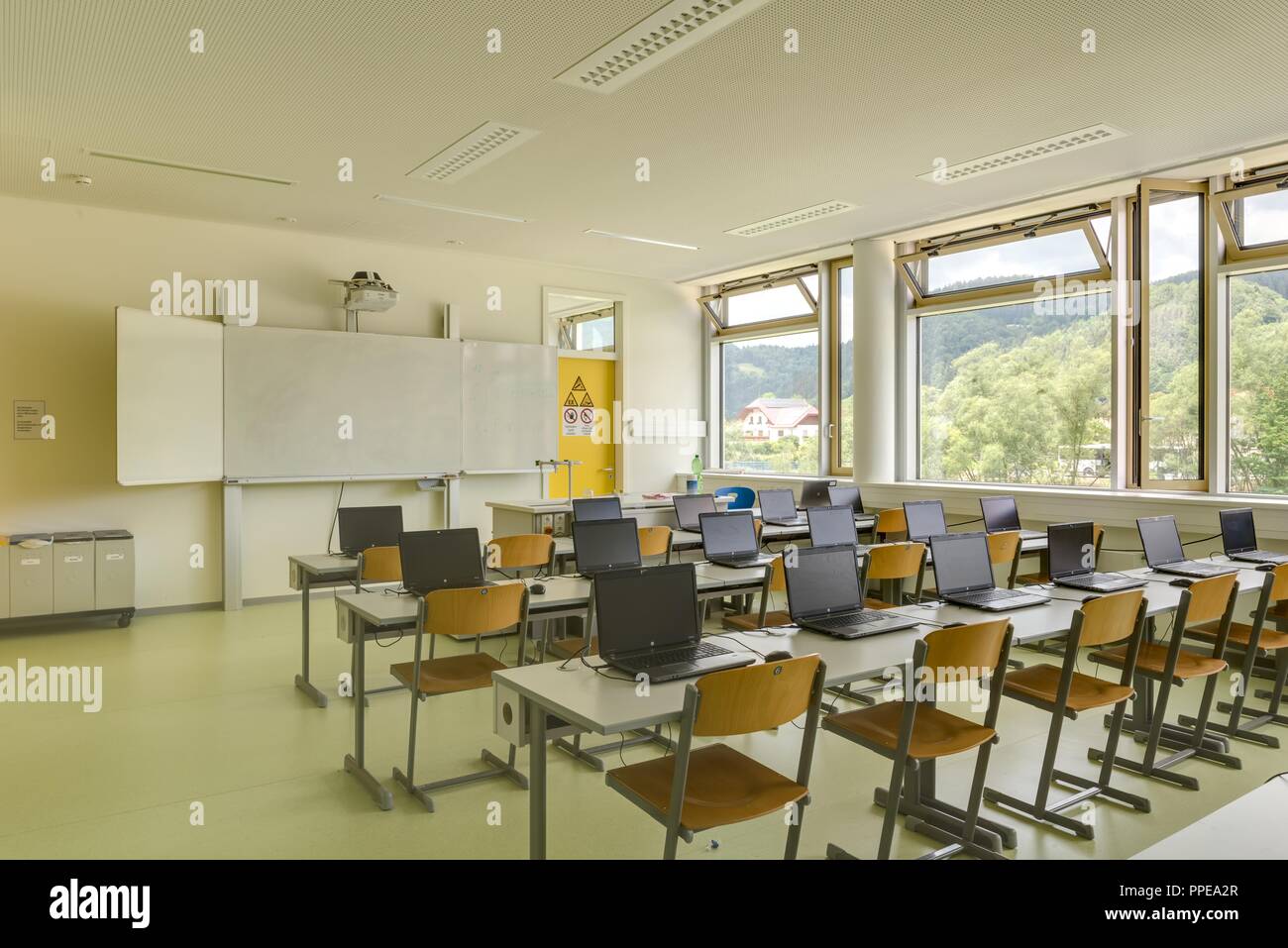 HLW Türnitz, Höhere Bundeslehranstalt für wirtschaftliche Berufe Stock Photo