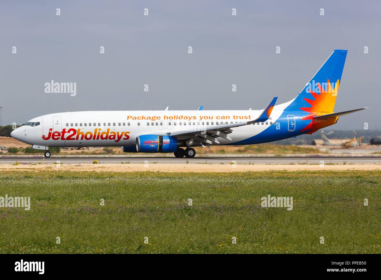 Palma De Mallorca Spain May 12 2018 Jet2 Holidays Boeing 737