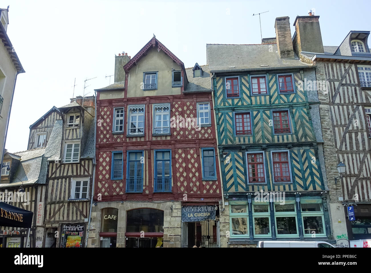 Rennes Centre Ville Rennes Historic Center Stock Photo Alamy