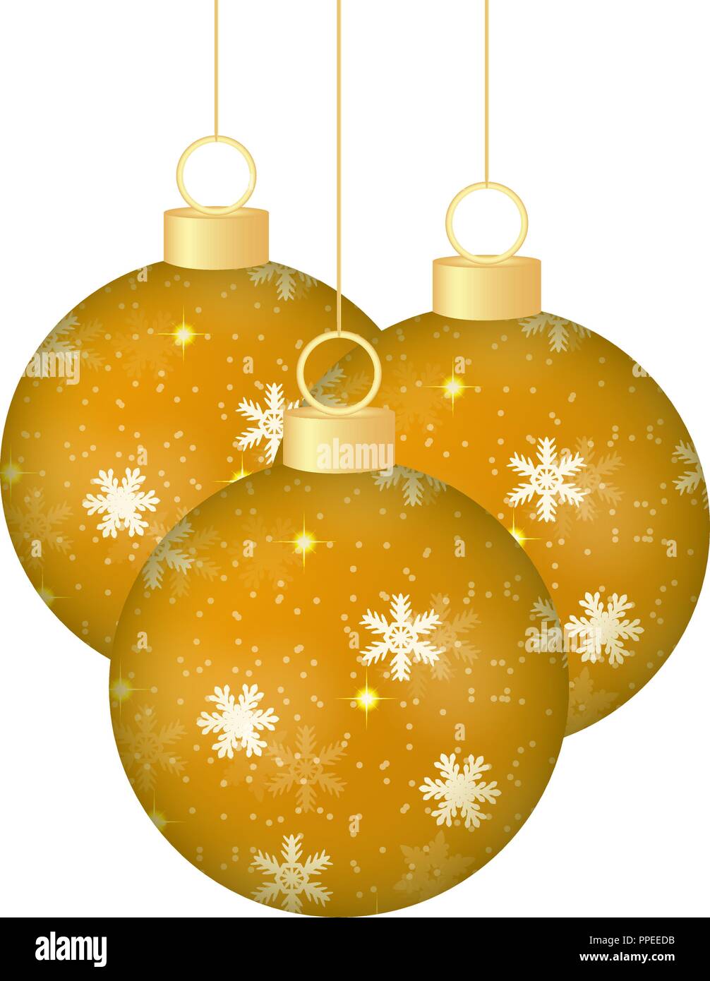 Christmas balls on a white background Stock Vector Image & Art - Alamy