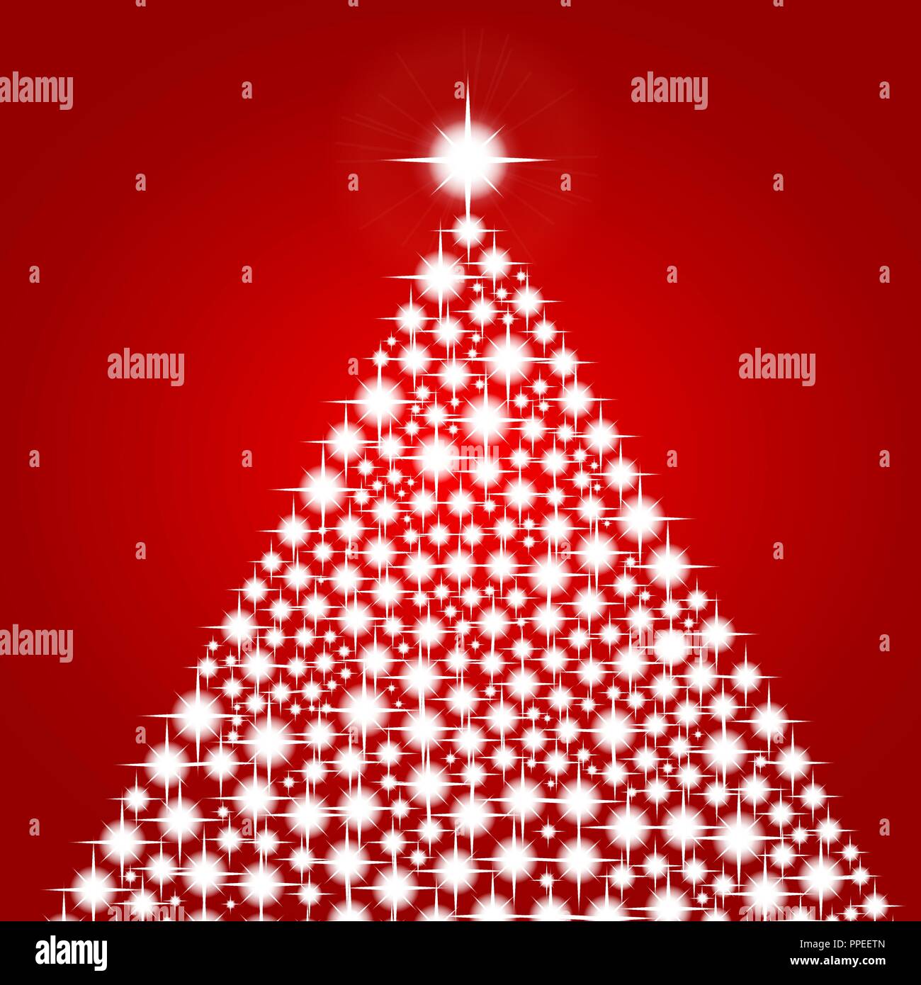 Christmas background with shiny christmas tree Stock Vector Image & Art ...