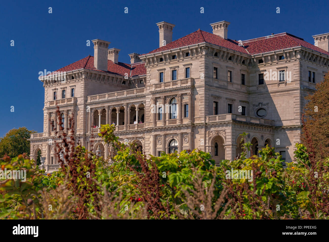 The Breakers Is A Vanderbilt Mansion Located On Ochre Point Avenue Newport Rhode Island The Breakers Is The Grandest Of All Newport S Mansions Stock Photo Alamy