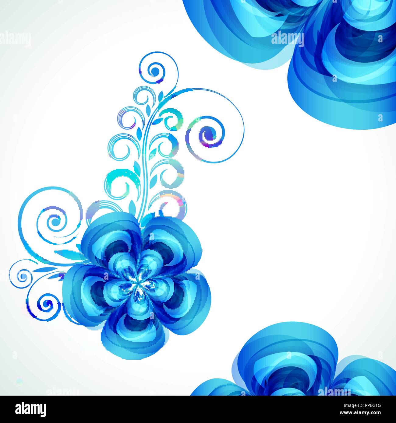 Abstract beautiful flower vector background cover template Stock Vector  Image & Art - Alamy