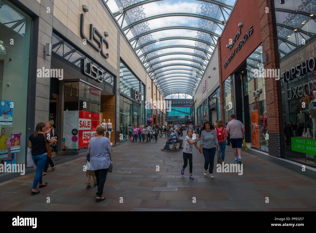 Trinity Walk, Wakefield, West Yorkshire, UK Stock Photo Alamy
