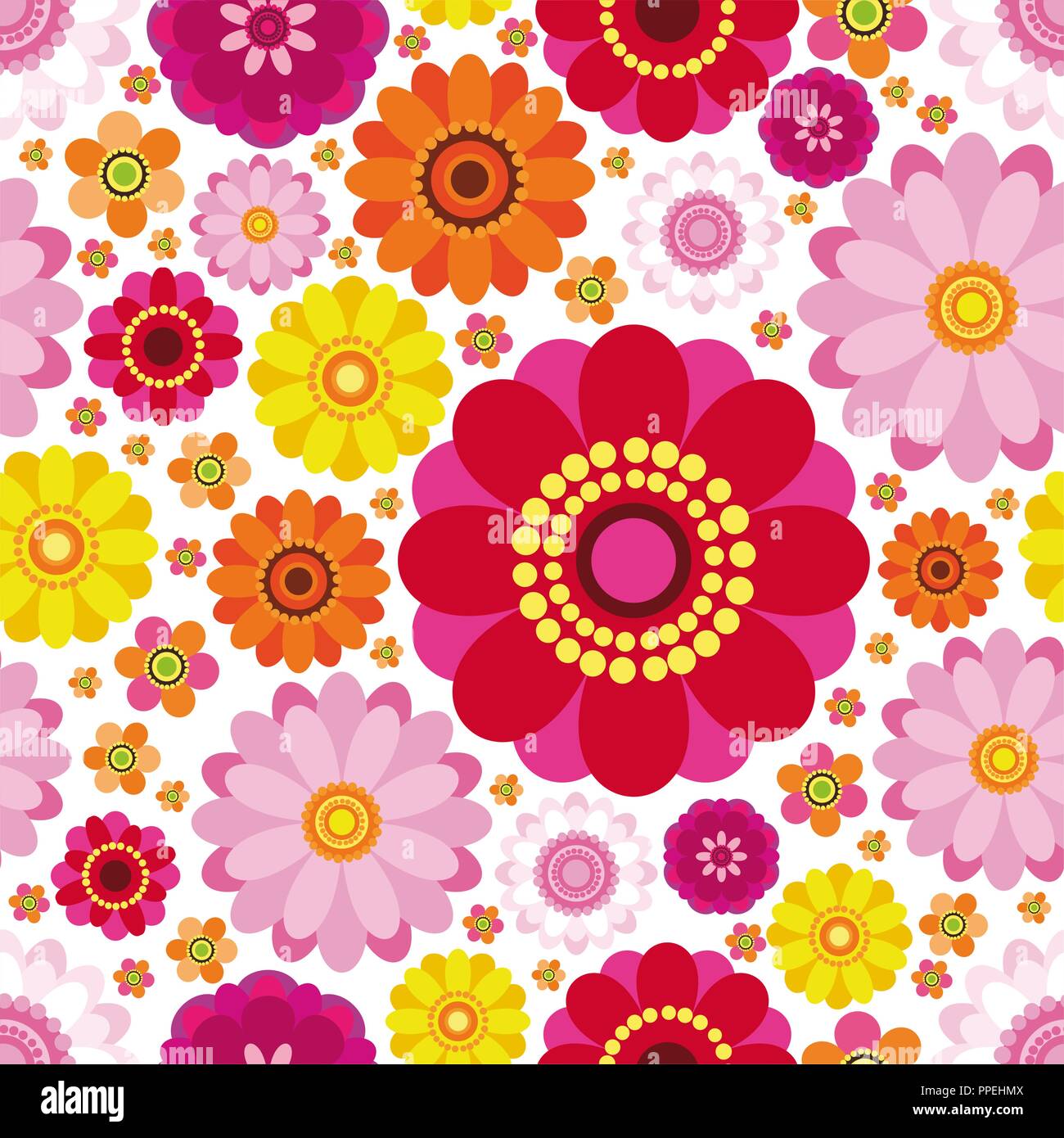 Easter floral background - an illustration for your design project. Stock Vector