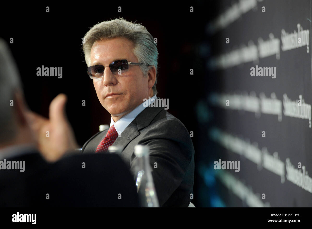 Bill McDermott, American Manager, Chief Executive Officer of SAP SE, at the Economic Summit of the Sueddeutsche Zeitung in the Hotel Adlon in Berlin. Stock Photo