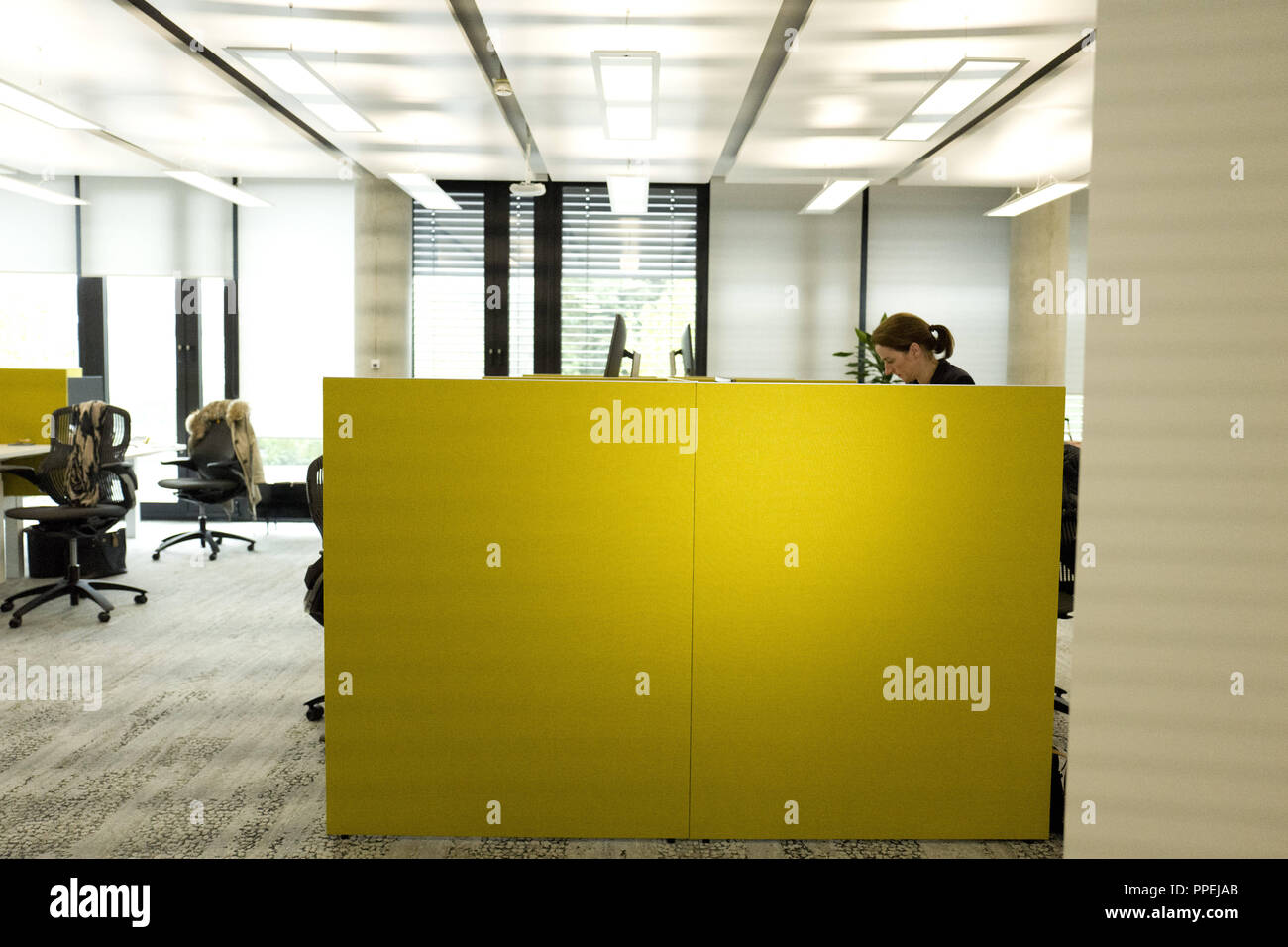 Inauguration of the new German headquarters of the IT company Microsoft in Parkstadt Schwabing. Stock Photo