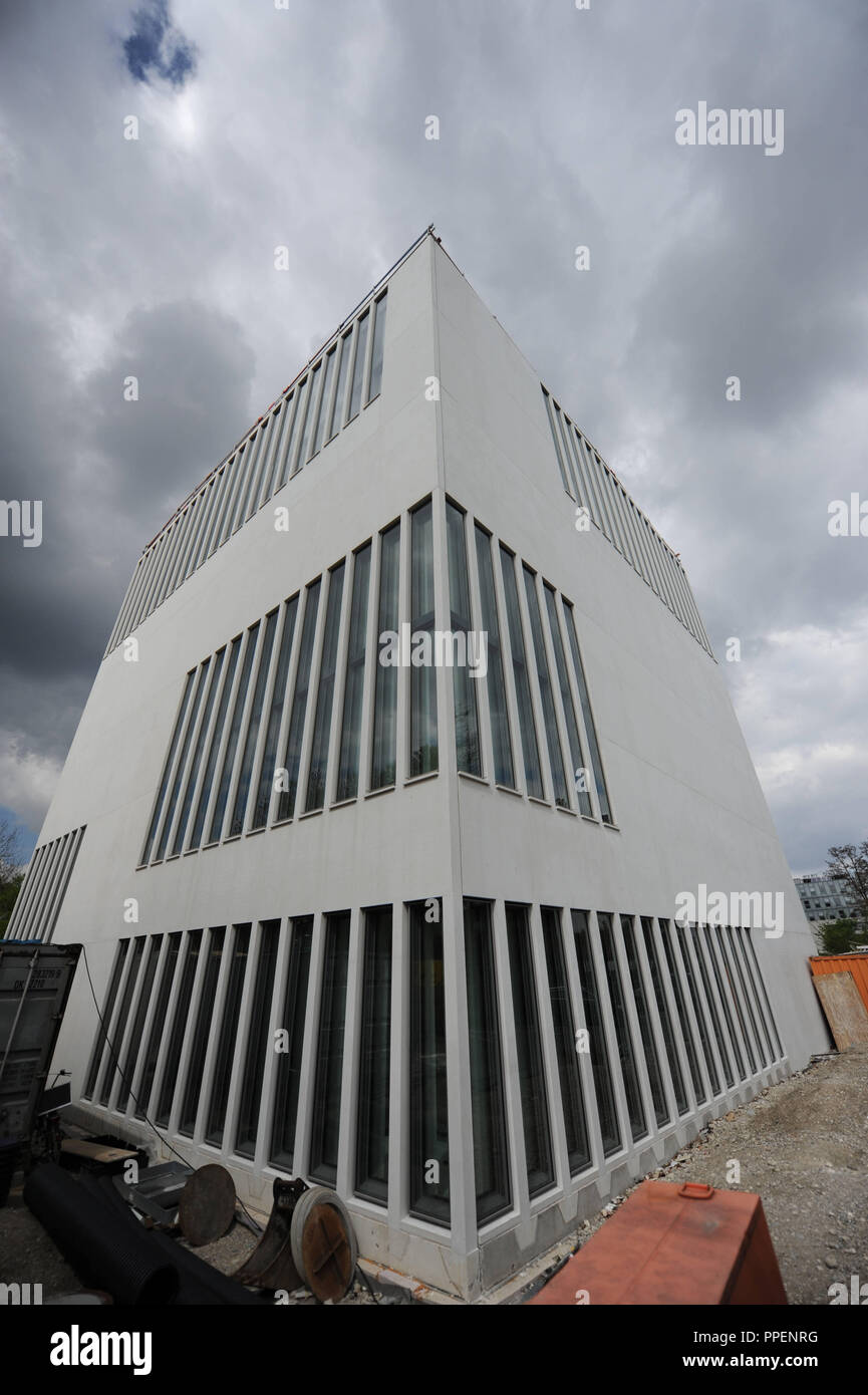 Site of the NS Dokumentationszentrum (Documentation Centre for the History of National Socialism) in the Brienner Strasse near the Koenigsplatz. Stock Photo