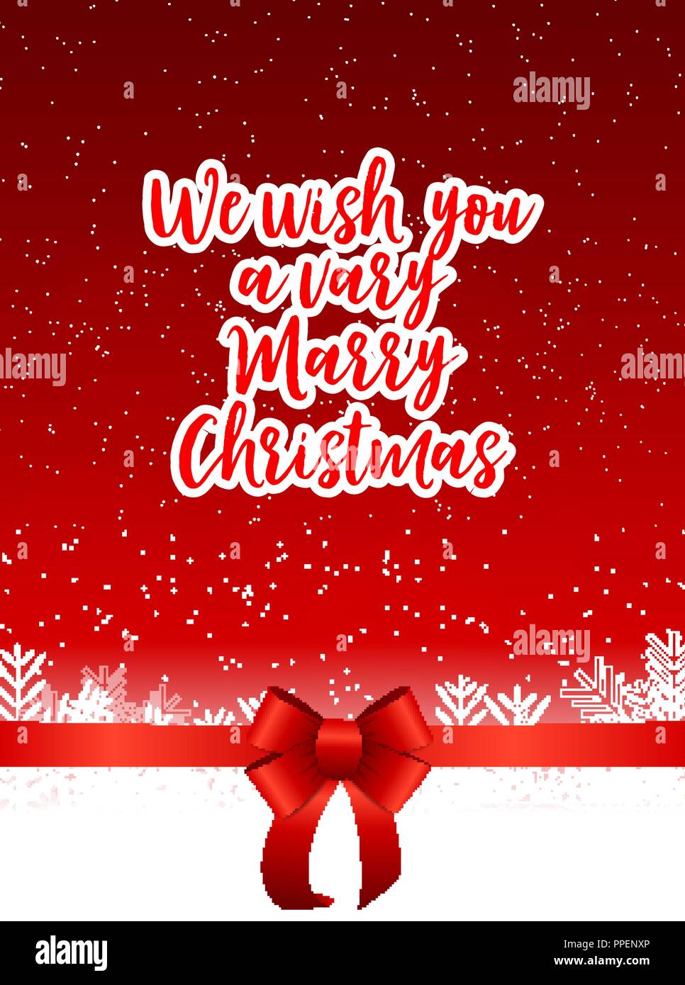 Merry Christmas and New Year Background. Vector Illustration Stock ...