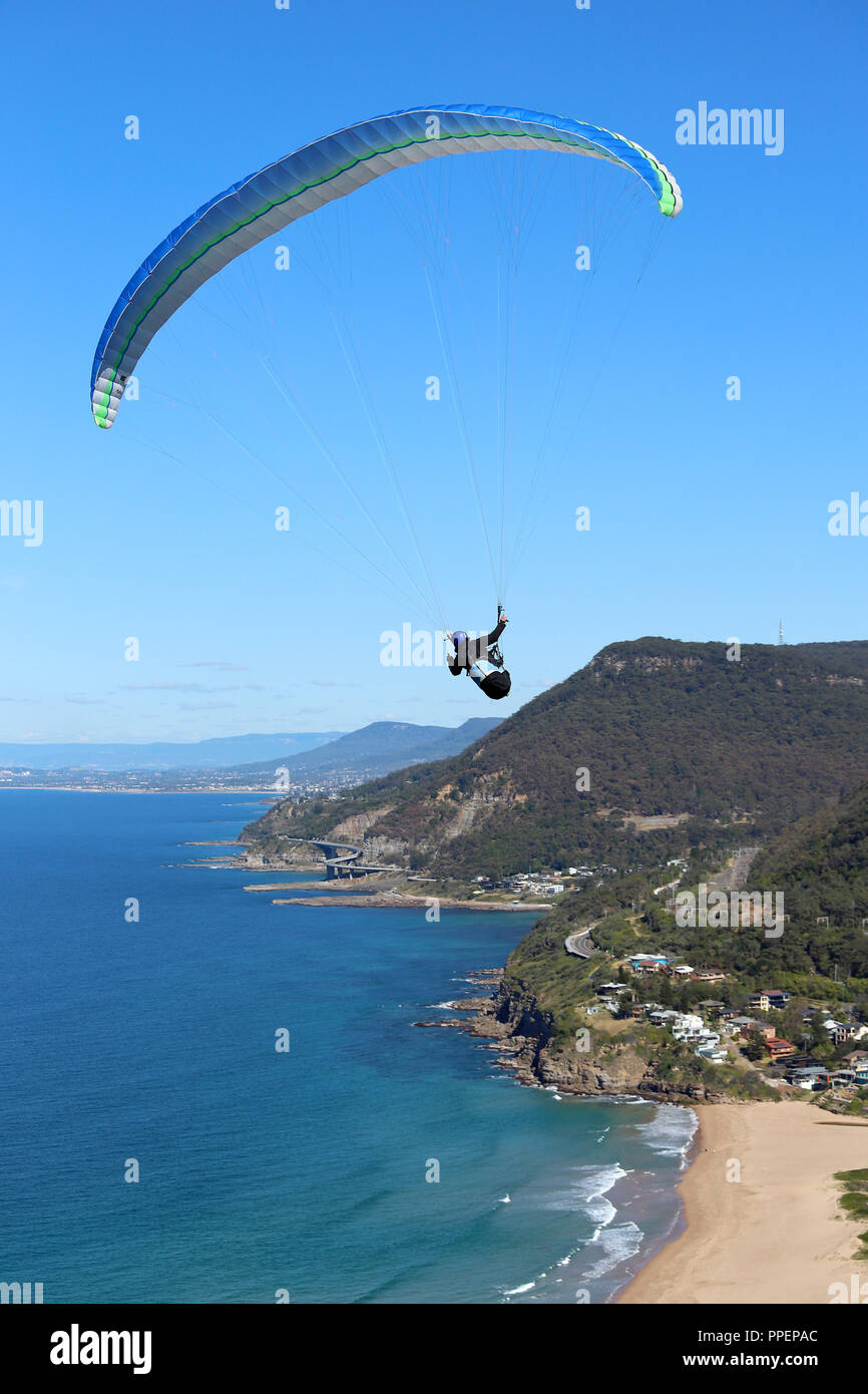 Paragliding Stock Photo