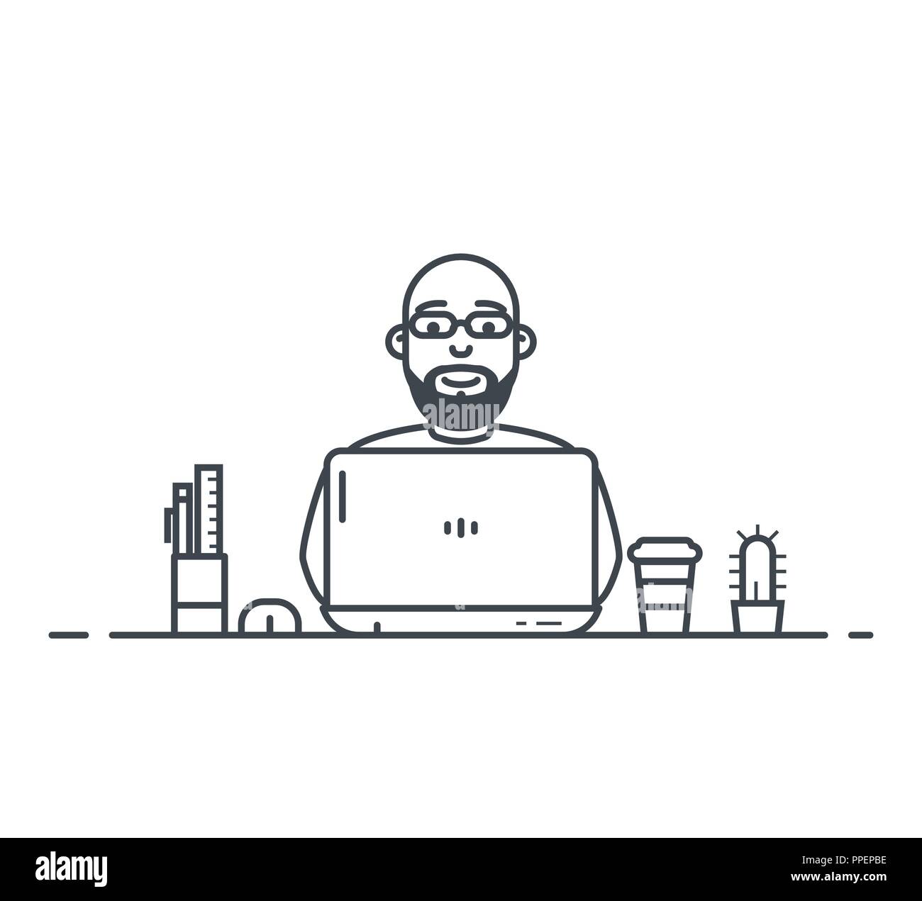 Software developer coding digital hi-res stock photography and images ...