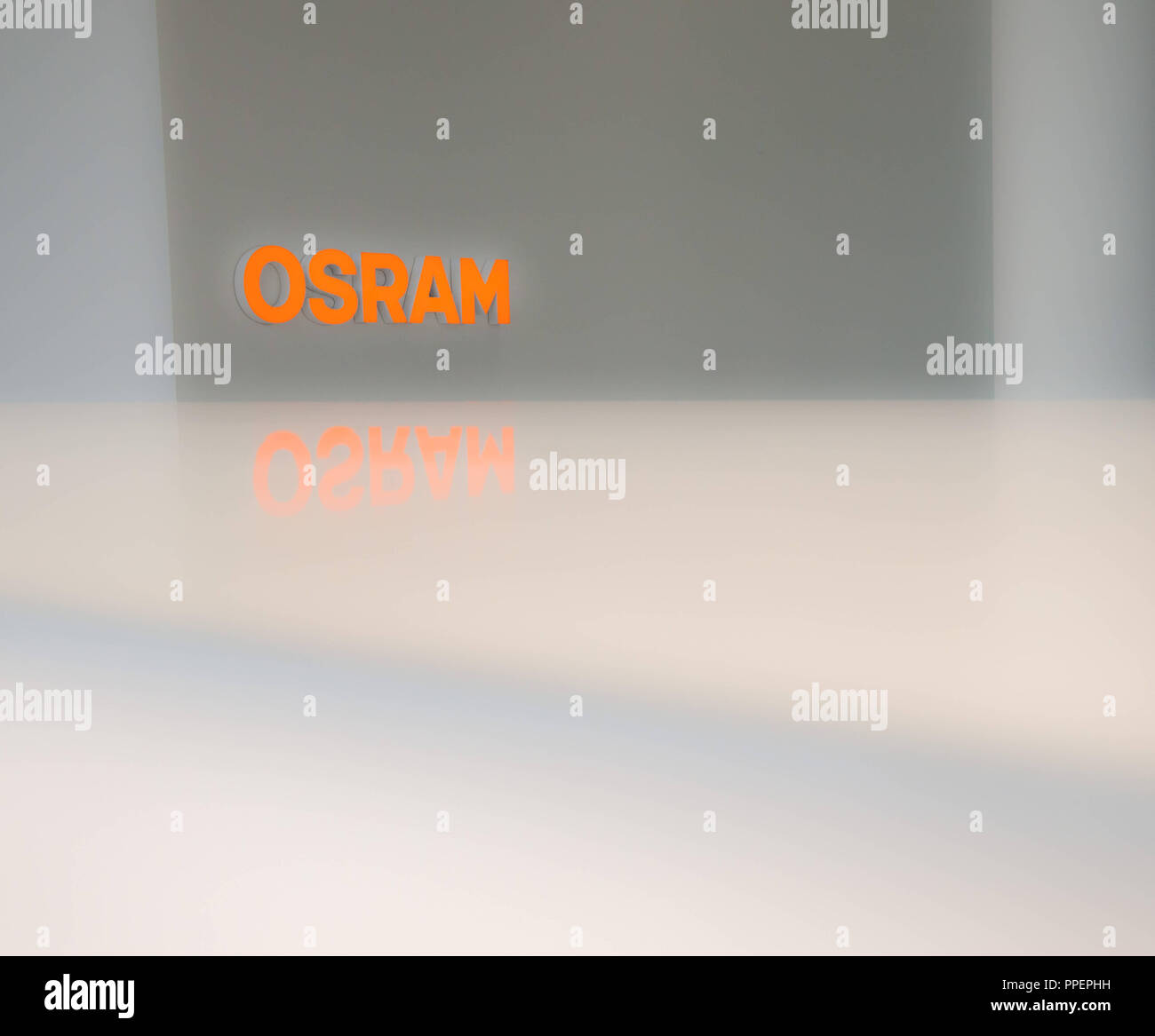 Lobby of the multinational lighting manufacturer Osram in the Marcel