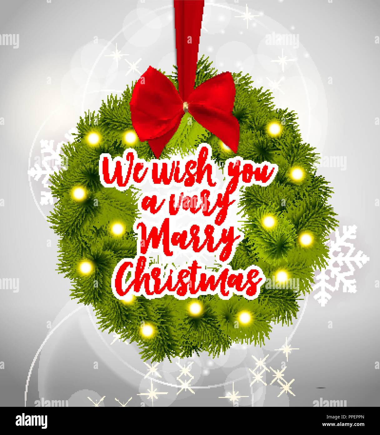 Merry Christmas and New Year Background. Vector Illustration Stock ...