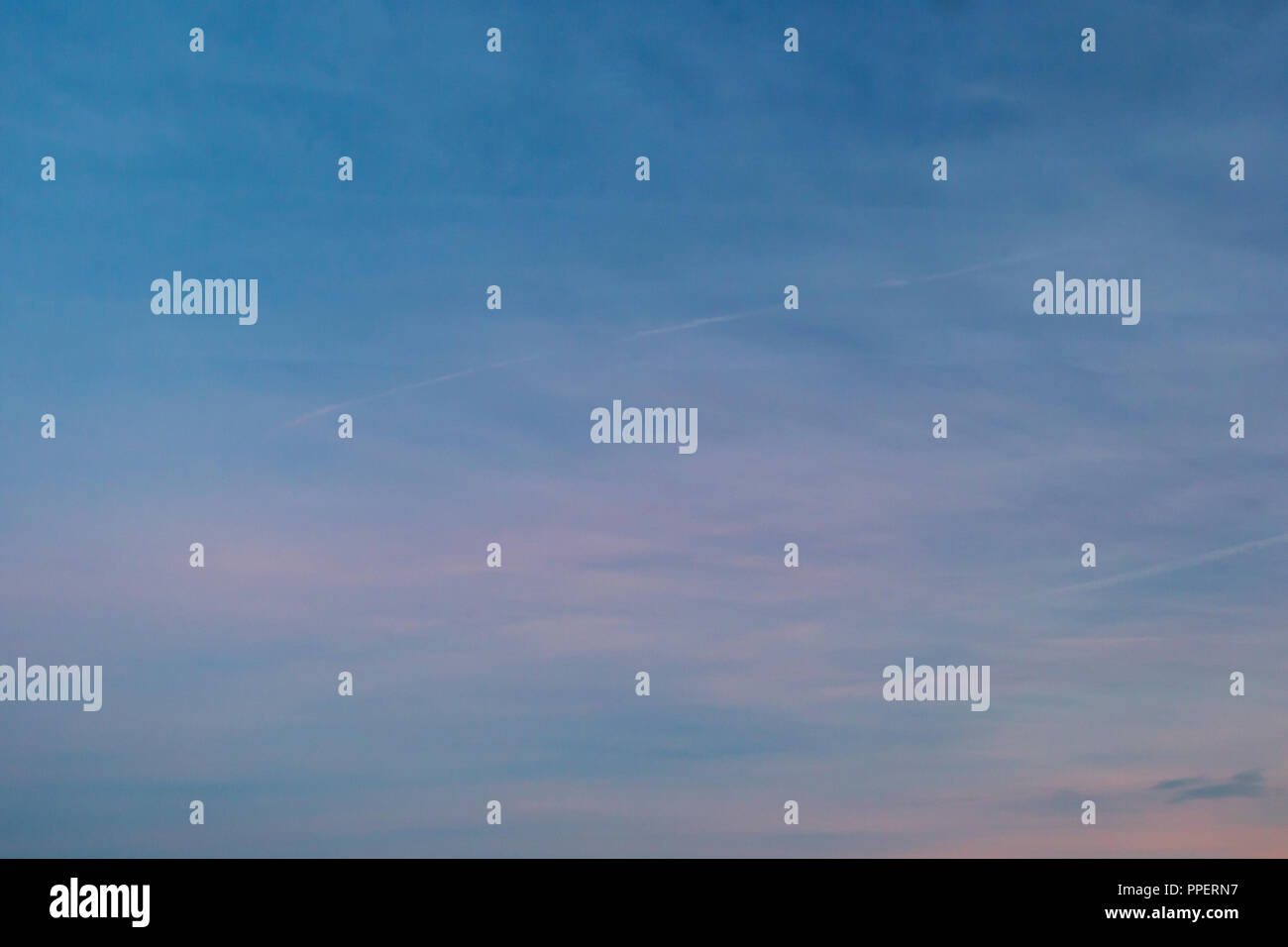 Fuzzy and soft clouds in the sky Background image Stock Photo