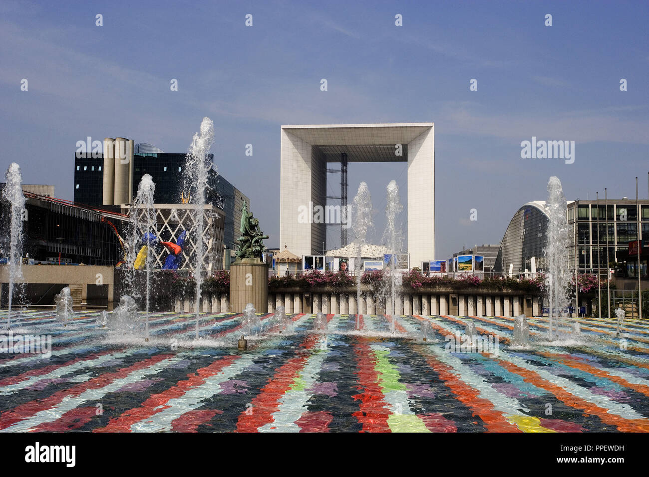 France. Paris. Le Grande Arche de la Fraternit the Great Arch