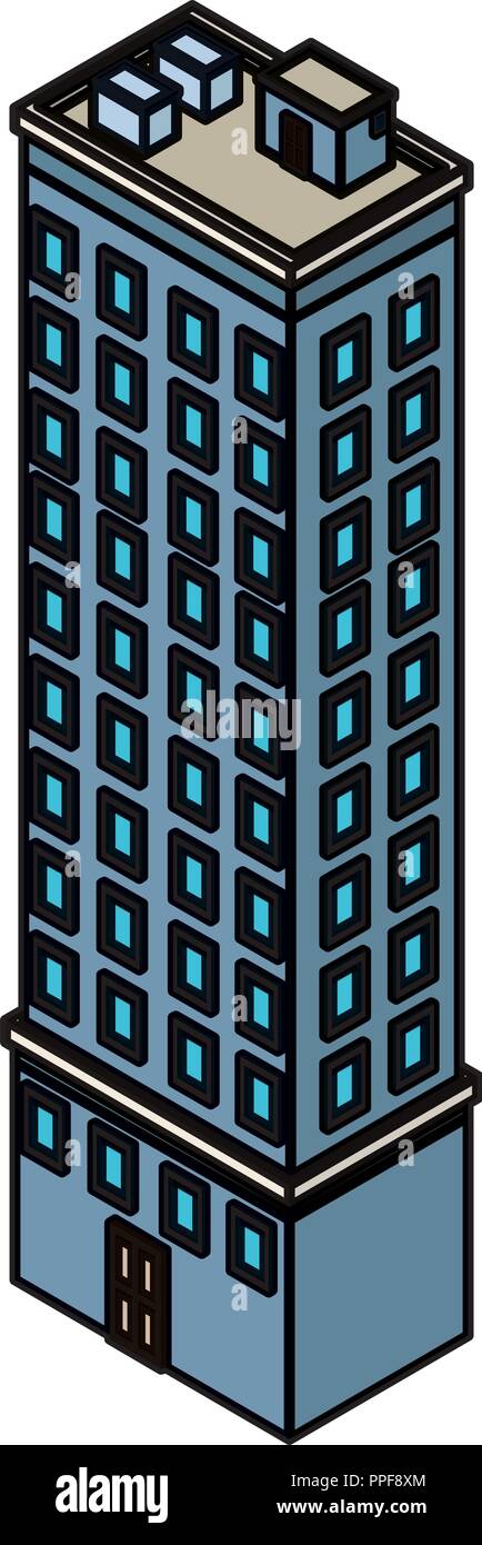 Company building isometric Stock Vector Image & Art - Alamy
