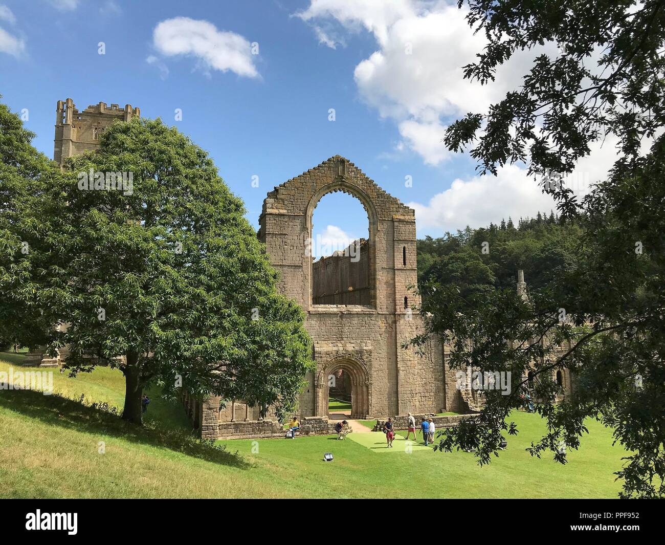 Fountains Abbey is one of the largest and best preserved ruined