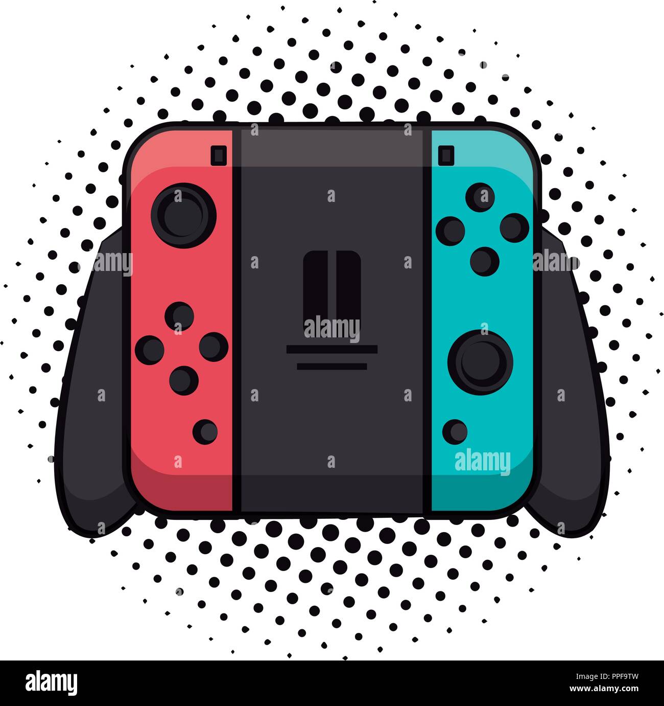 Modern console gamepad pop art Stock Vector Image & Art - Alamy