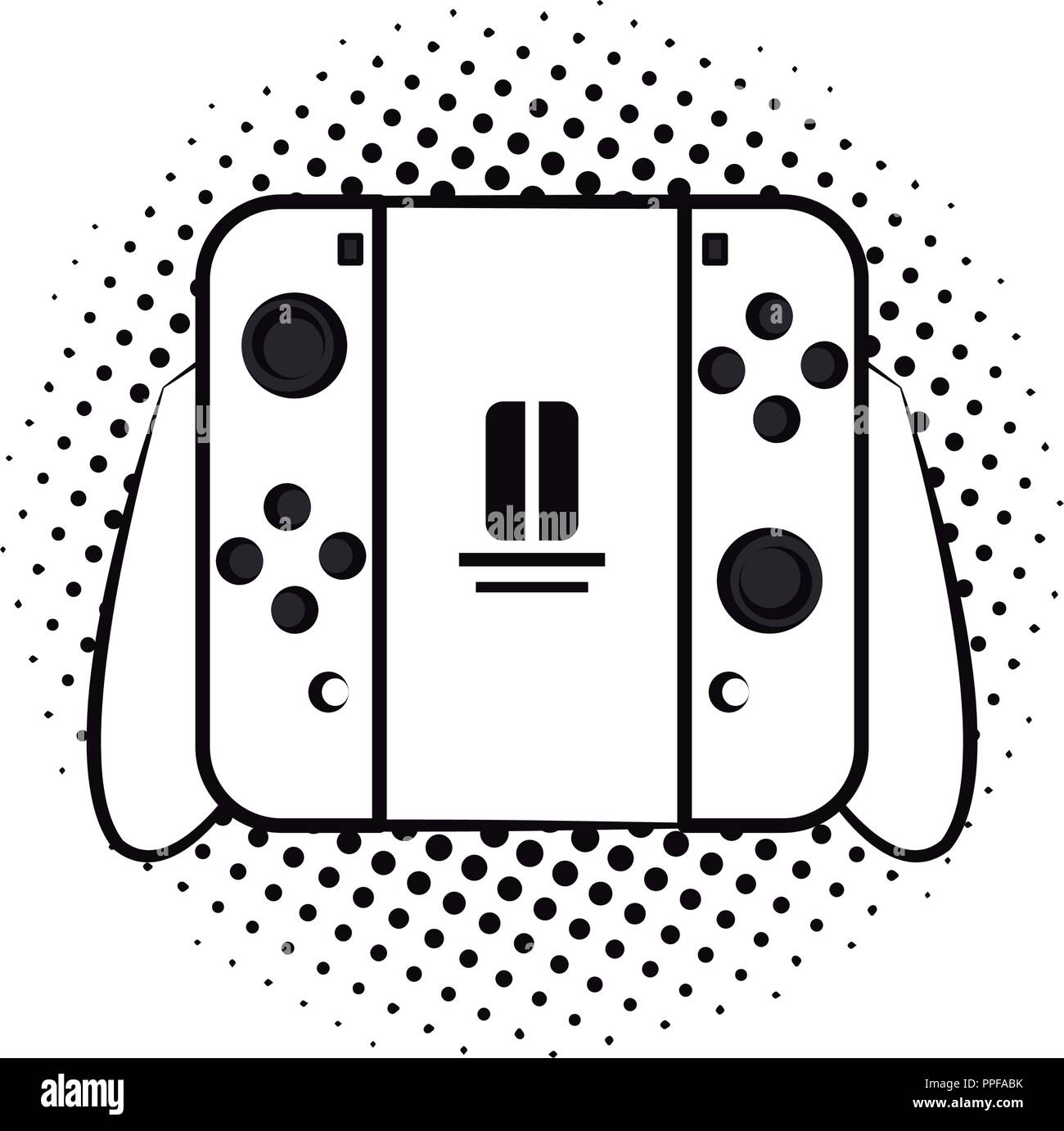 Modern console gamepad pop art Stock Vector Image & Art - Alamy