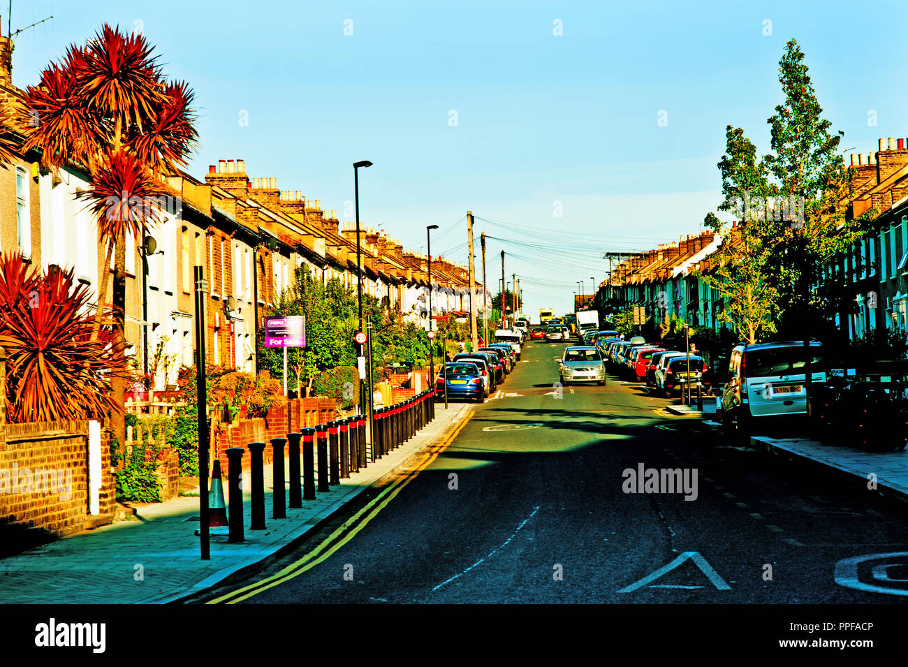 Sandhurst Road, Catford, Borough of Lewisham, London, England Stock