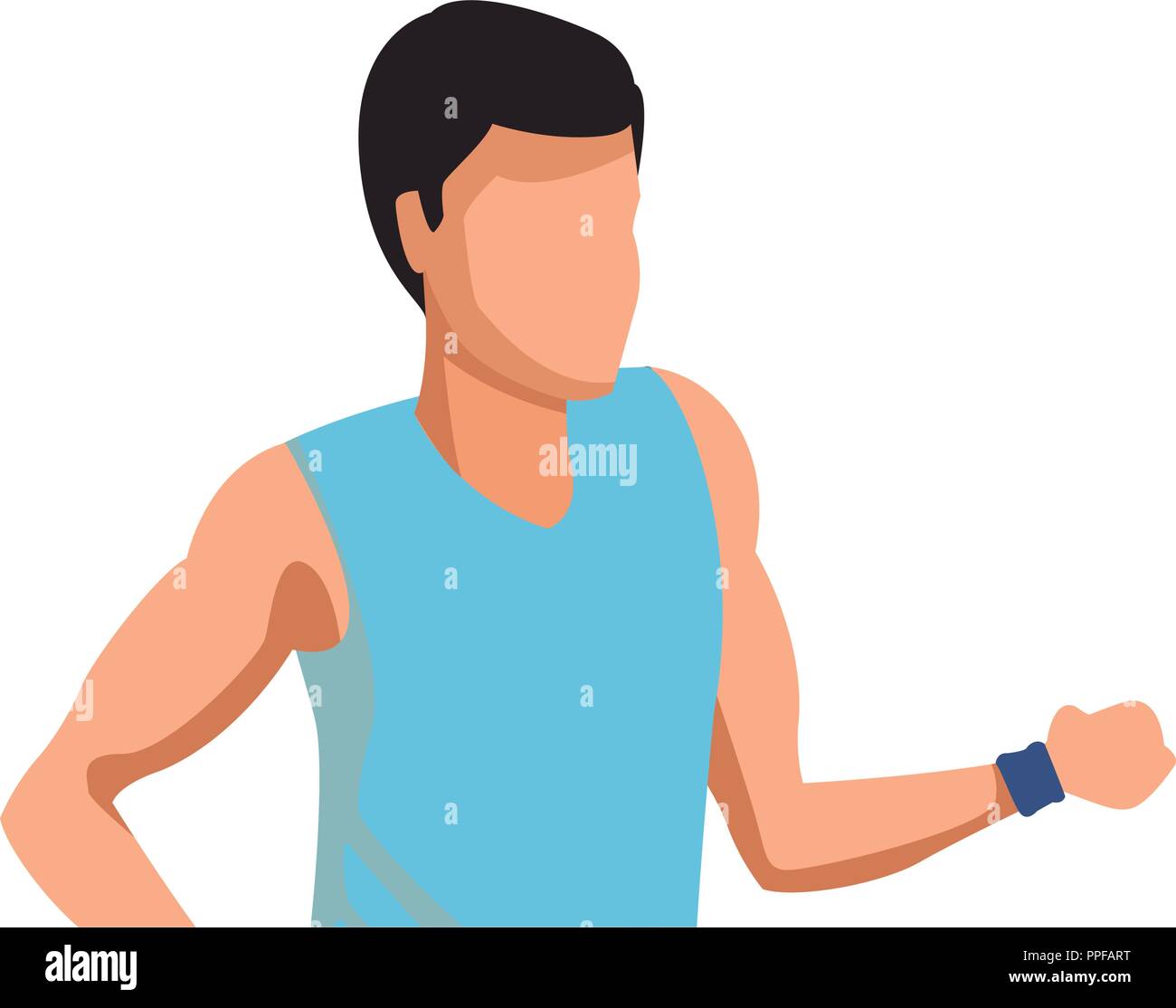Man running avatar Stock Vector Image & Art Alamy
