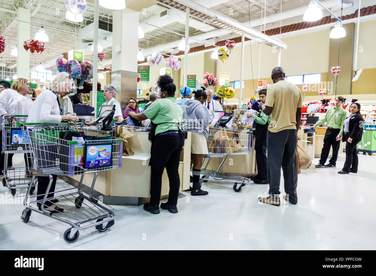 Florida West Palm Beach Publix Grocery Store supermarket inside