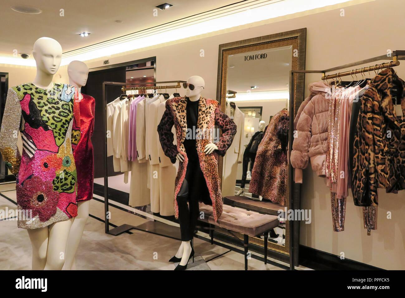 Bergdorf Goodman is a Luxury Department Store on Fifth Avenue, NYC, USA